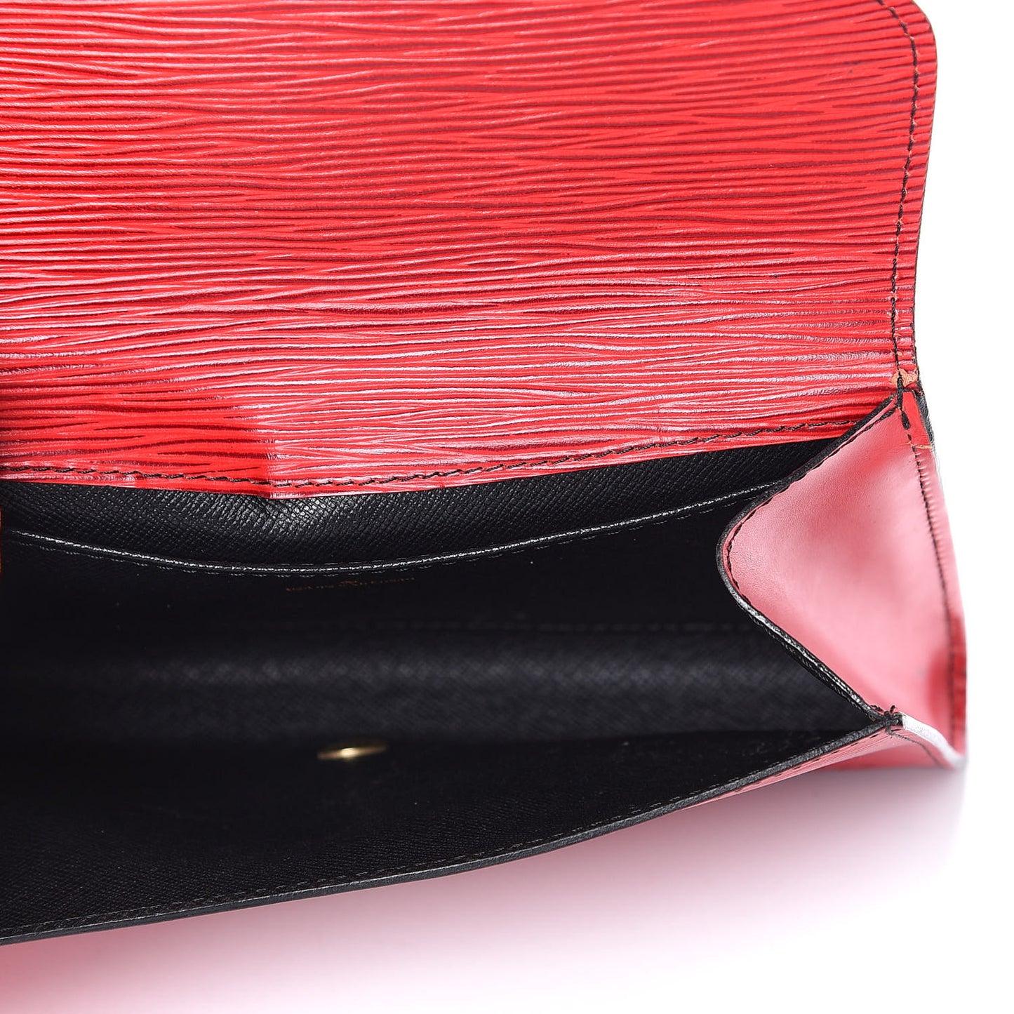 Epi Art Deco Clutch Rouge