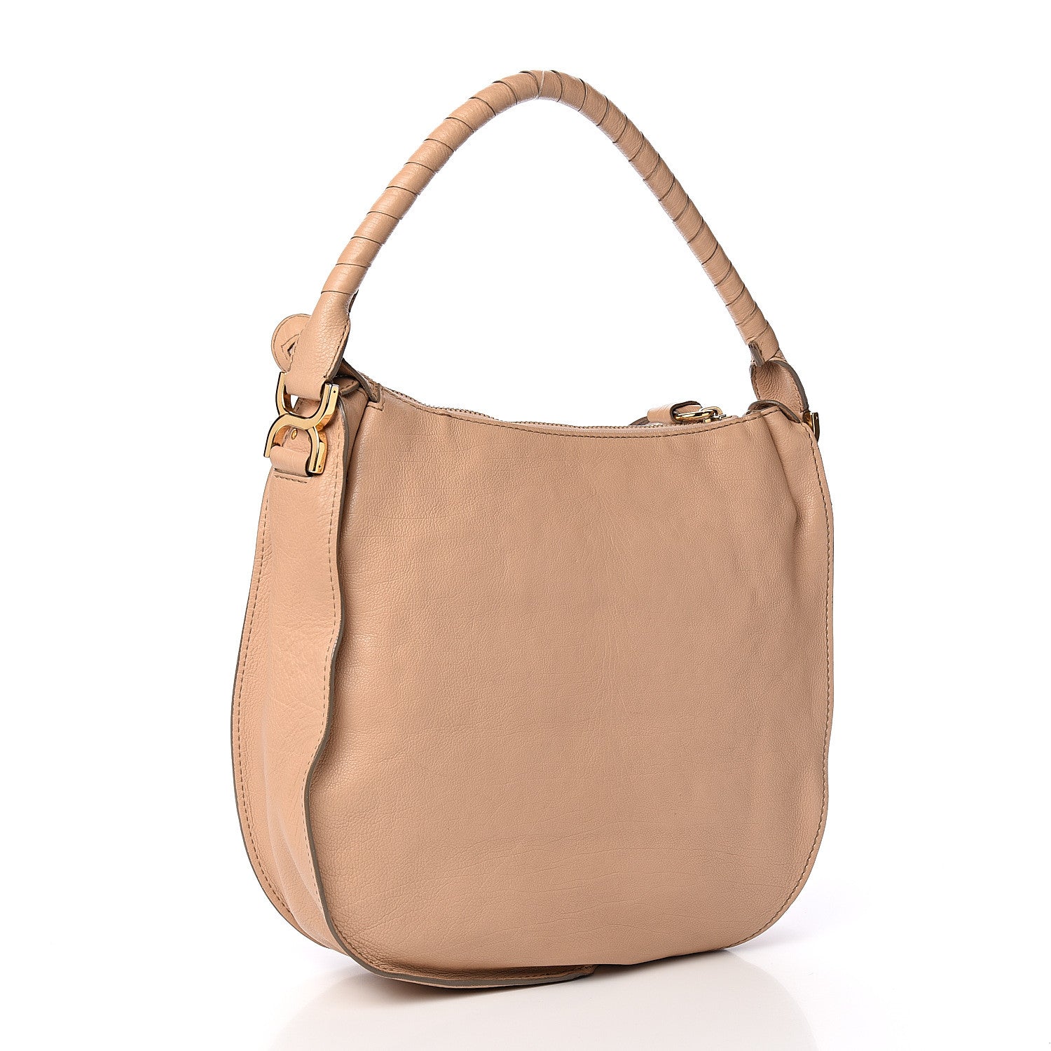 Chloe Calfskin Medium Marcie Nude Hobo Blondie Beige 2 of 10