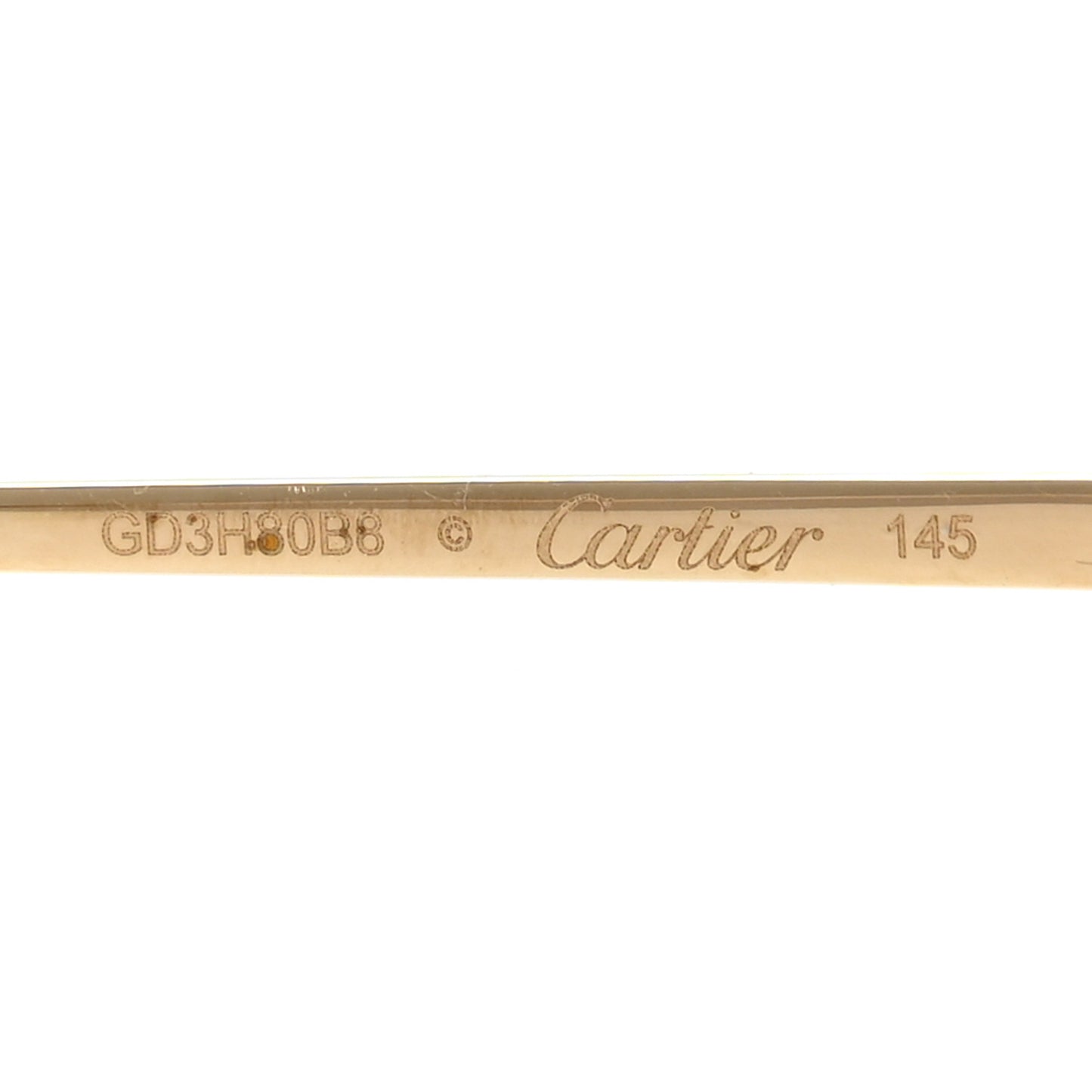 Signature C De Cartier Sunglasses CT0394S  Gold