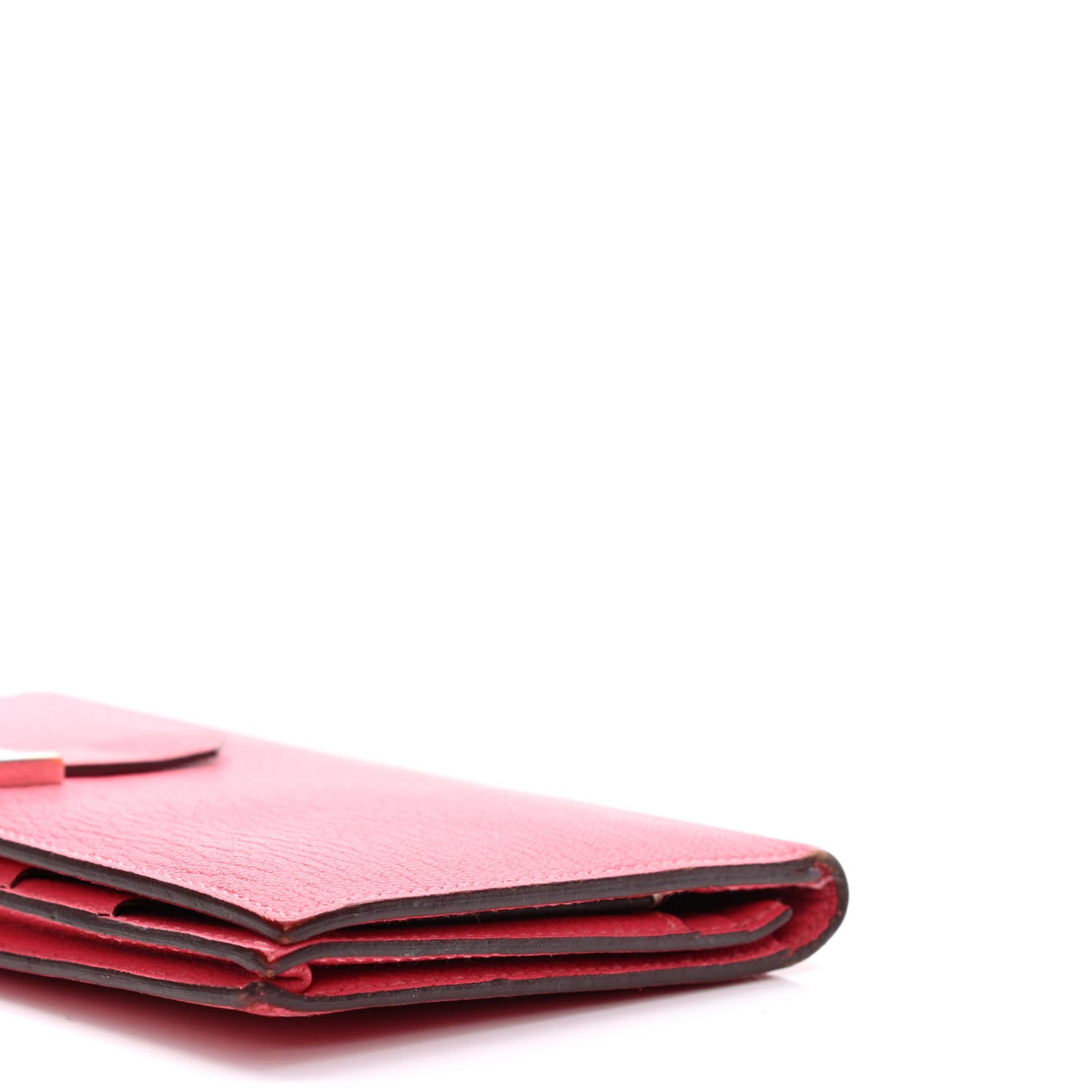 Chevre Mysore Bearn Gusset Wallet Rose Azalee