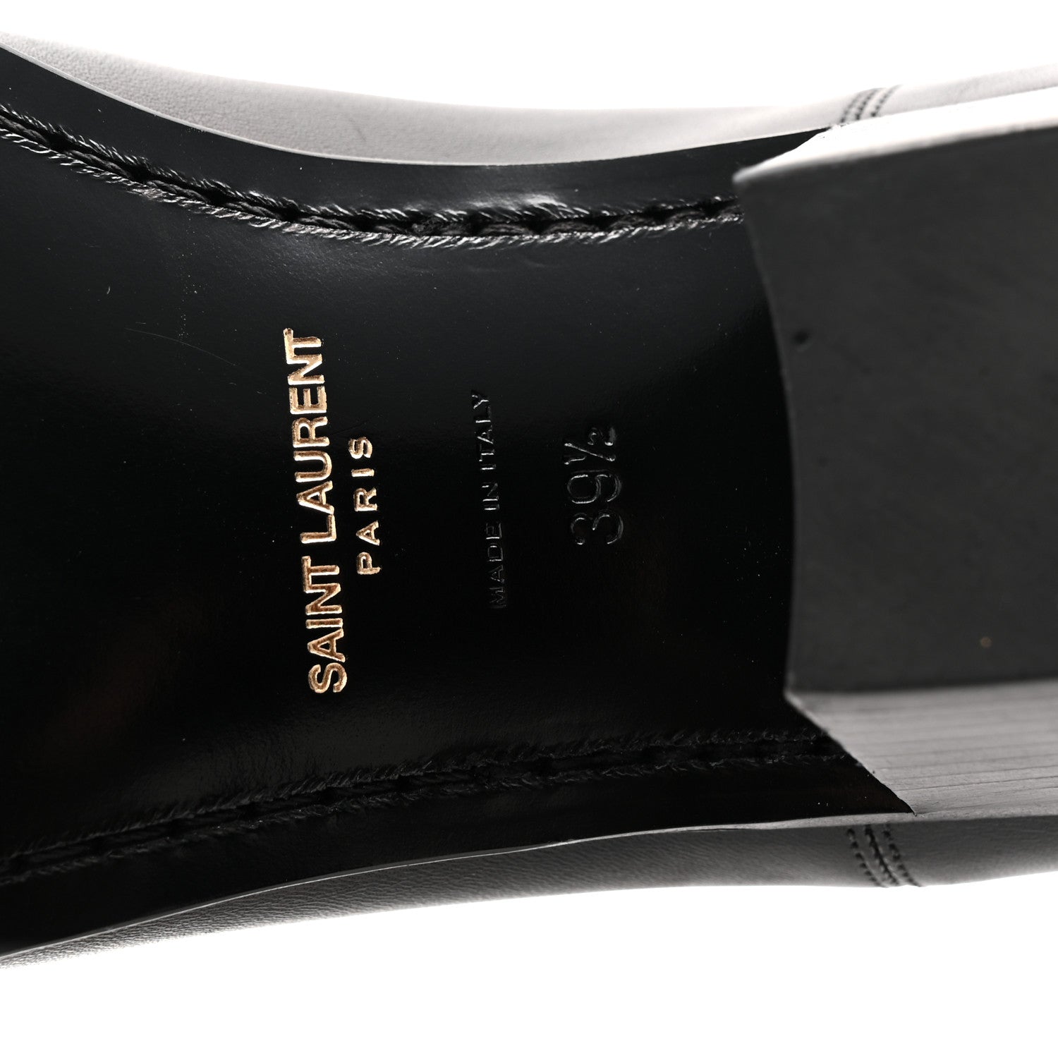 Saint Laurent Incrociato Muriel Vassili 60 Ankle Boots 39.5 Black 7 of 10
