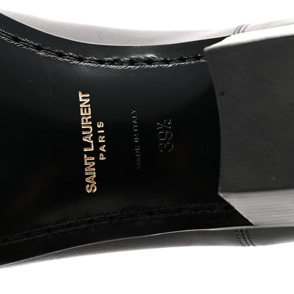 Saint Laurent Incrociato Muriel Vassili 60 Ankle Boots 39.5 Black 7 of 10