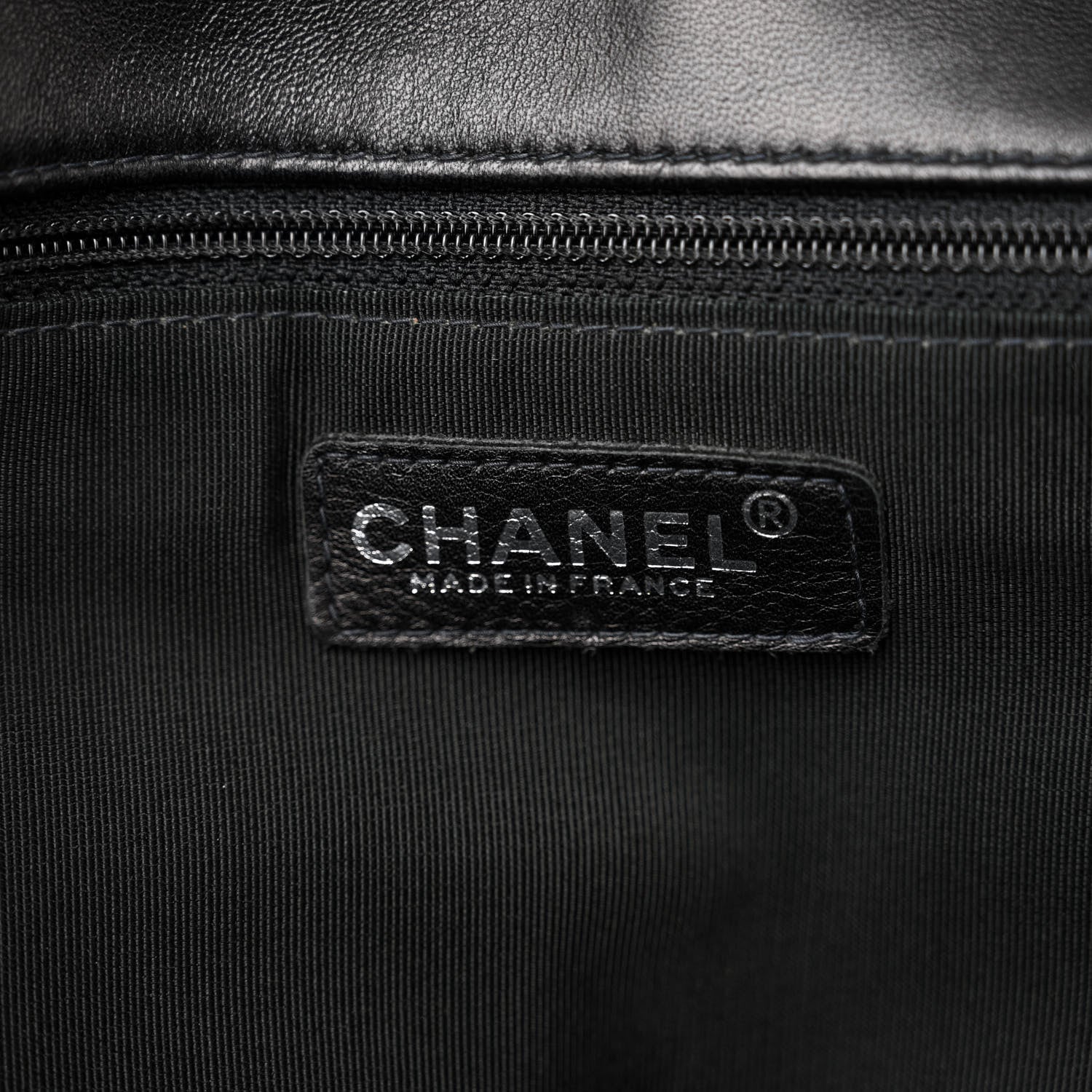 Chanel Lambskin Horizontal Quilt Jumbo Mademoiselle Flap Black 6 of 12