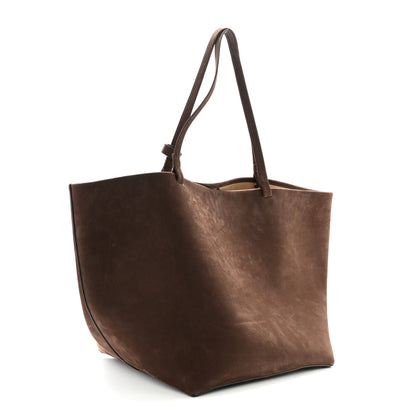 The Row Nubuck XL Park Tote Dark Mocha 2 of 9