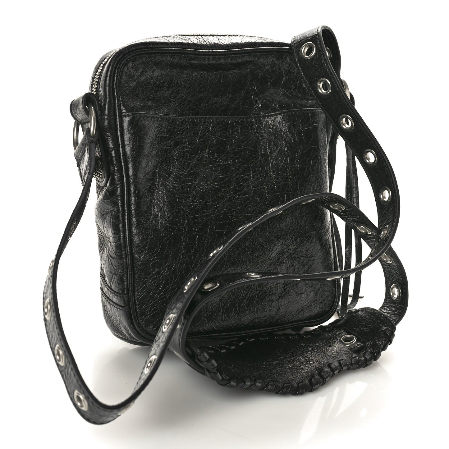 Agneau Arena Le Cagole Crossbody Bag Black