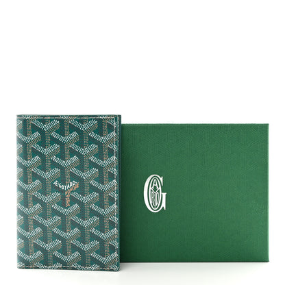 Goyard Goyardine Passport Wallet Green 8 of 8