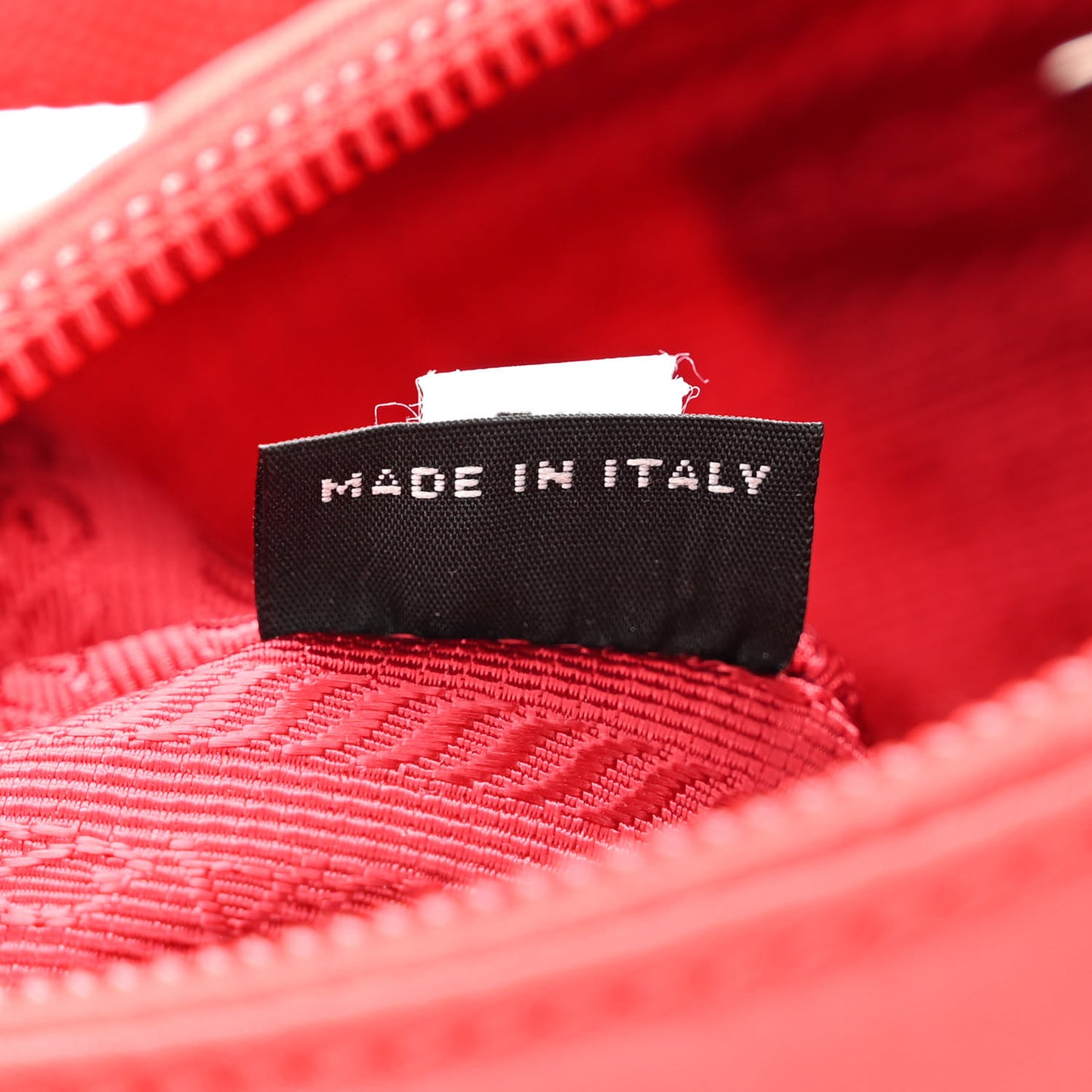 Tessuto Nylon Mini Re-Edition 2000 Bag Rosso