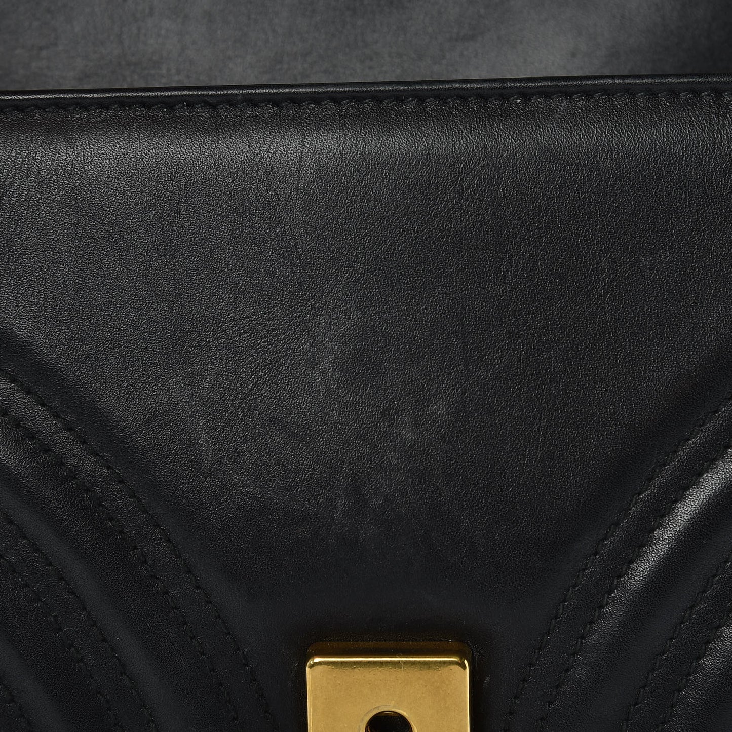 Calfskin Matelasse Small GG Marmont Shoulder Bag Black