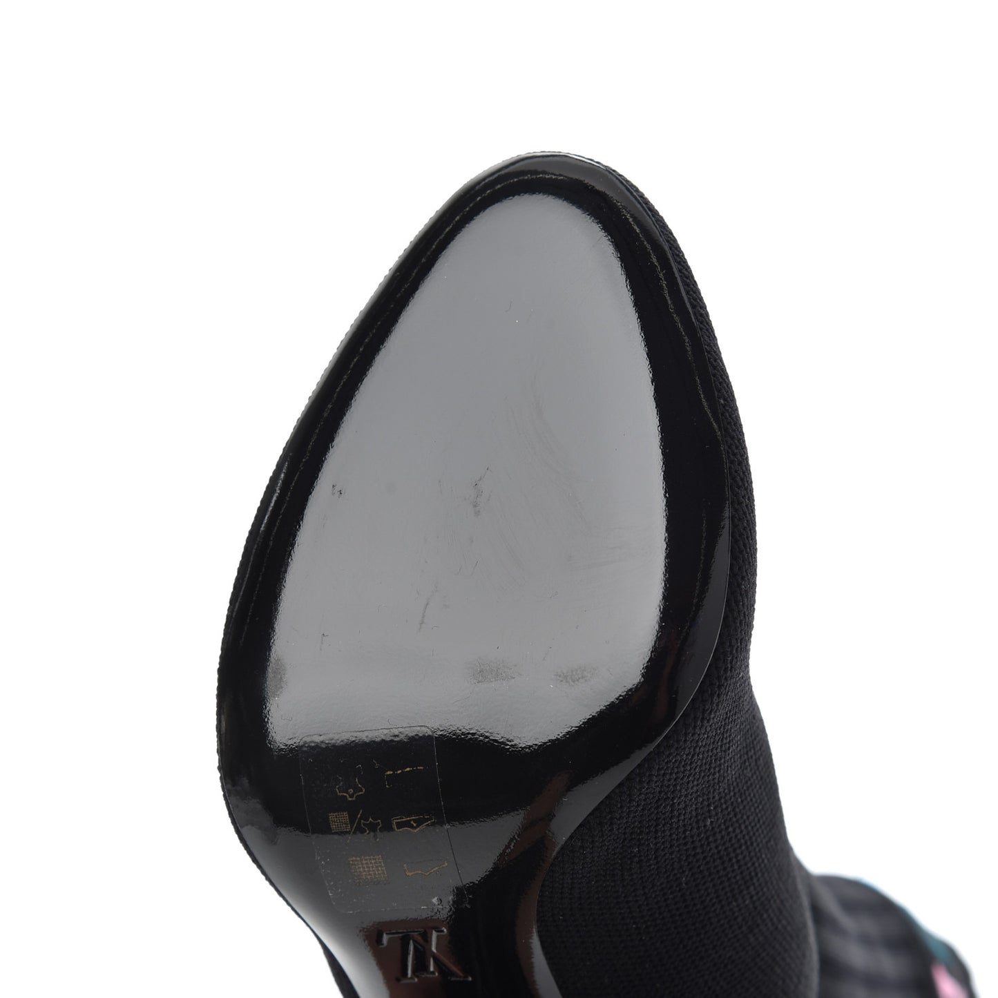 Stretch Fabric New Wave Silhouette Ankle Boots 36 Black