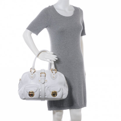 Marc Jacobs Leather Lola Satchel Ivory 2 of 8