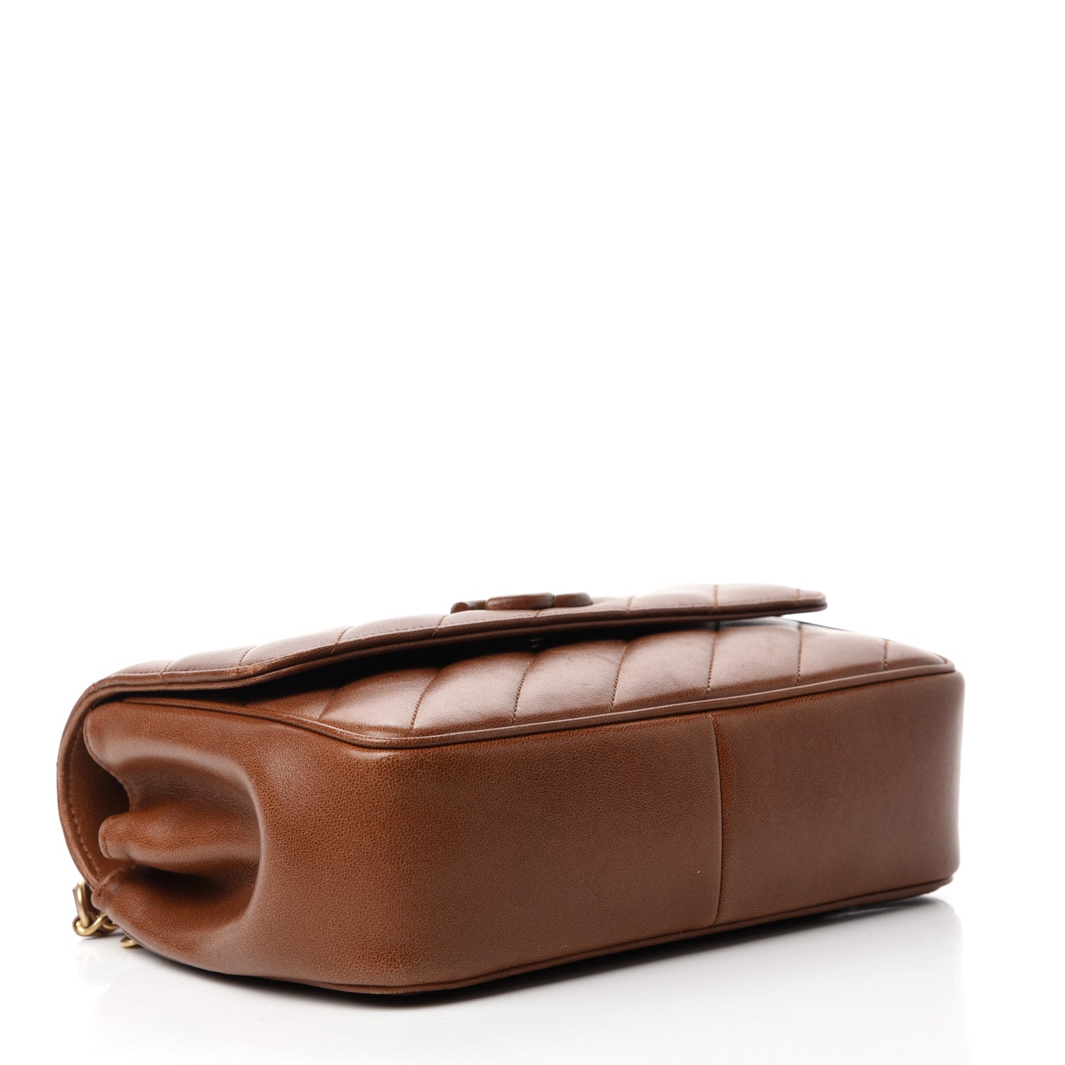 Chanel Lambskin Quilted Jumbo Coco Vintage Flap Brown 6 of 13