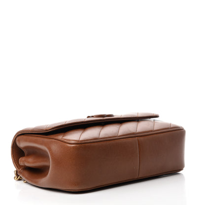 Chanel Lambskin Quilted Jumbo Coco Vintage Flap Brown 6 of 13
