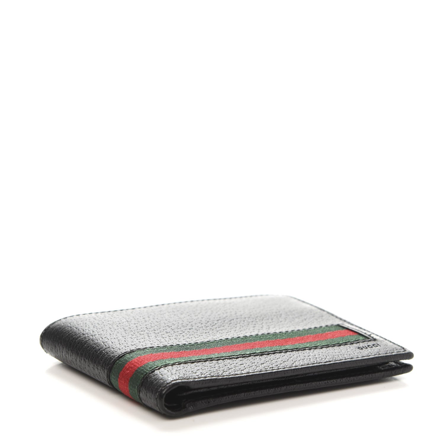 Gucci Calfskin Web Bi-Fold Wallet Black 4 of 7