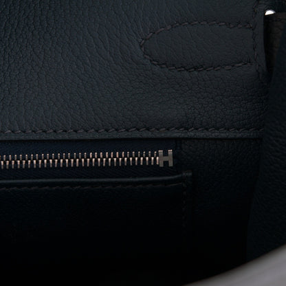 Hermes Togo Birkin 35 Bleu Ocean 16 of 22