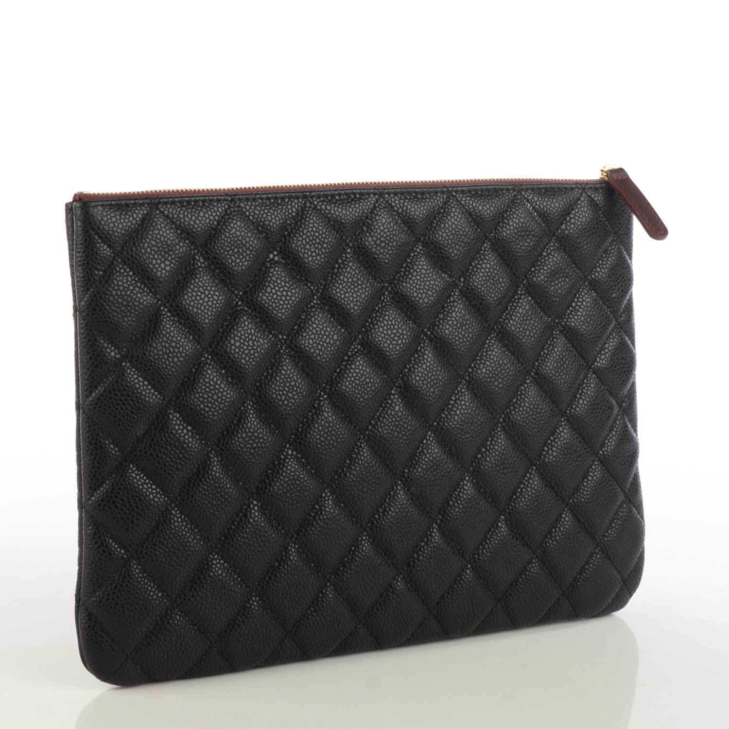 Chanel Caviar Quilted Medium Cosmetic Case Black 3 of 7