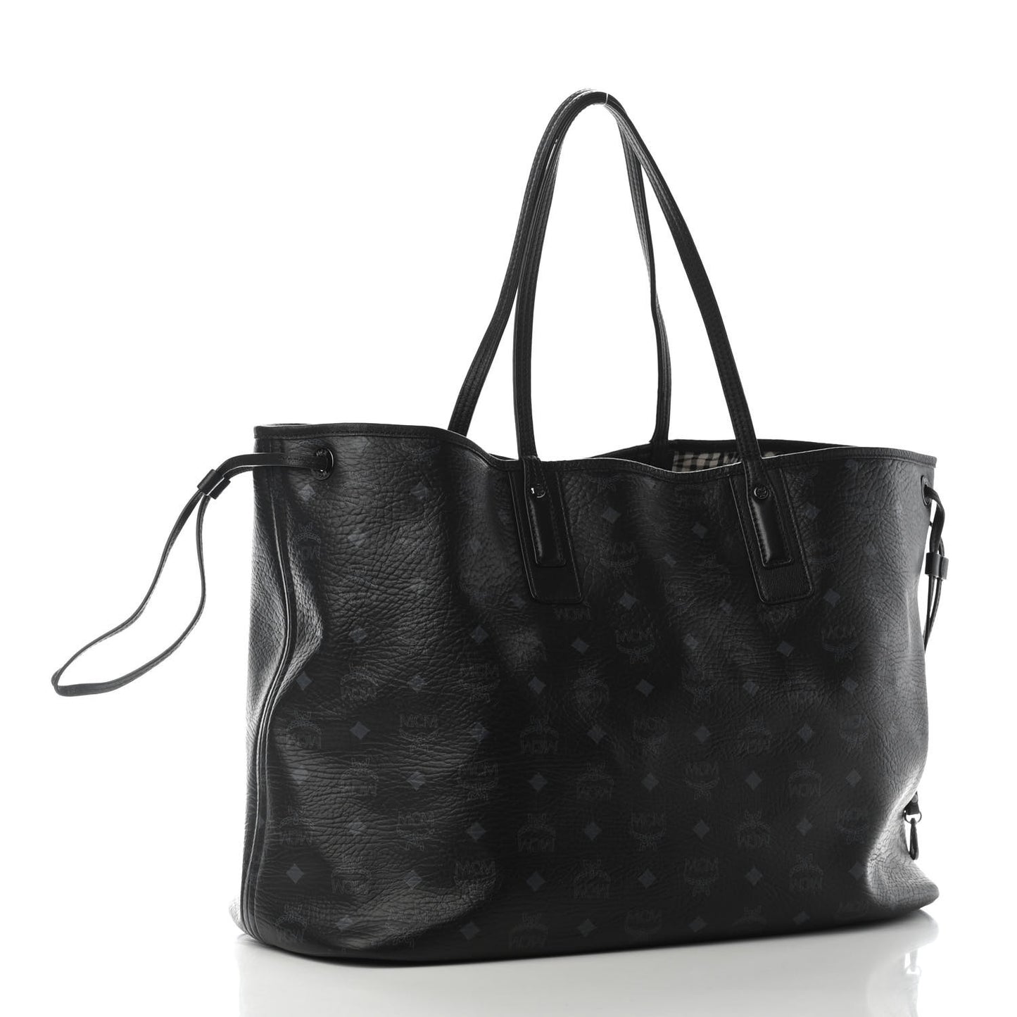 Visetos Large Liz Reversible Shopper Tote Black