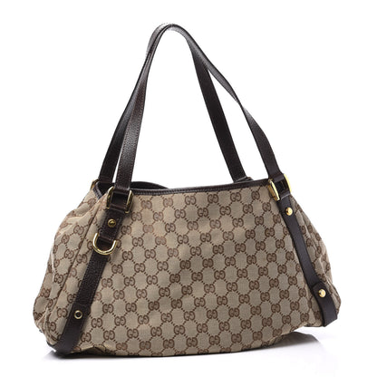 Gucci Monogram Medium Abbey Shoulder Bag Dark Brown 2 of 9