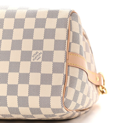 Louis Vuitton Damier Azur Speedy Bandouliere 25 10 of 11