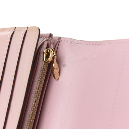 Louis Vuitton Vernis Sarah Wallet NM Rose Ballerine 7 of 8