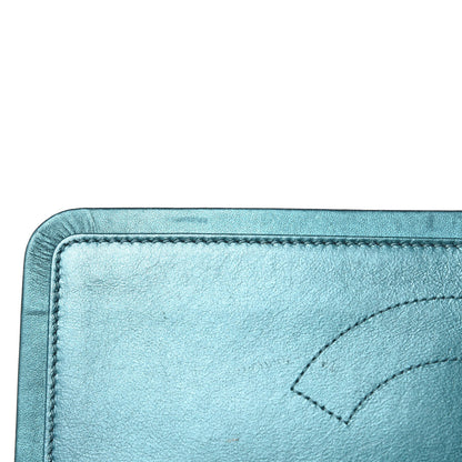 Chanel Metallic Calfskin Quilted 2.55 Reissue 227 Flap Turquoise 12 of 15