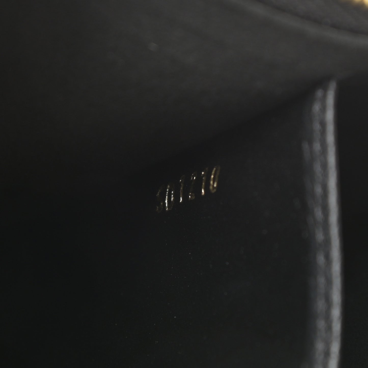 Empreinte Double Zip Pochette Black