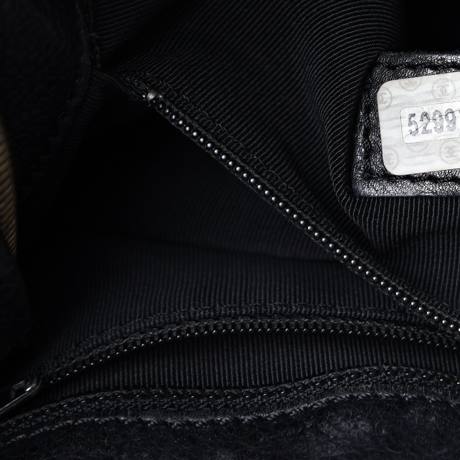 Chanel Caviar Large CC Shoulder Bag Black 6 of 12