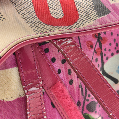 Christian Dior Canvas Filth Saddle Bag Multicolor 12 of 15