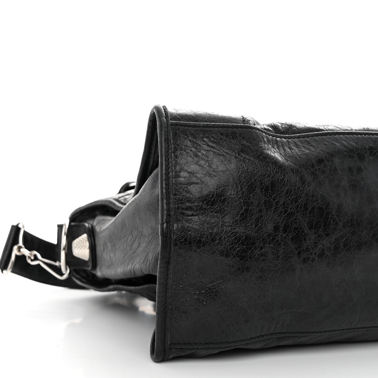 Agneau Giant 21 Silver Hardware Part Time Black