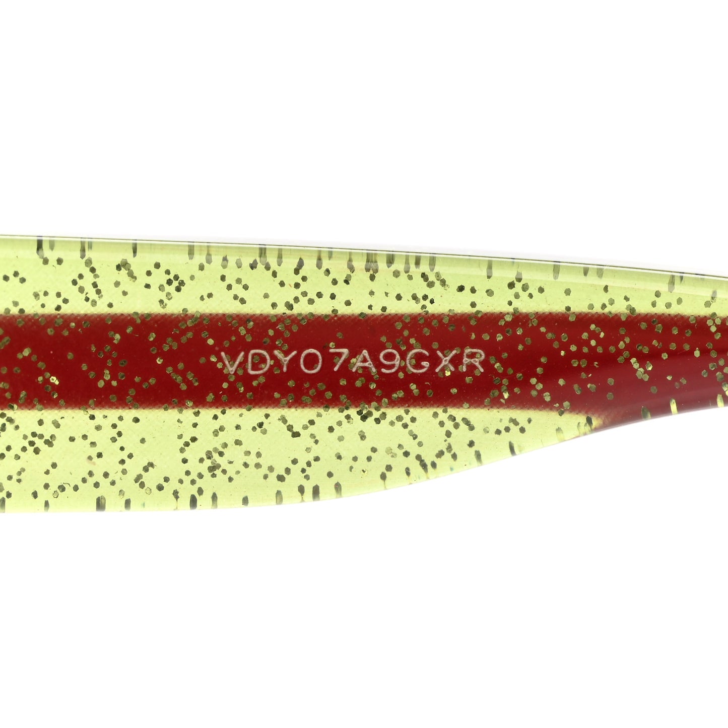 Acetate Square Frame Web Glitter Sunglasses GG0034S Black Green