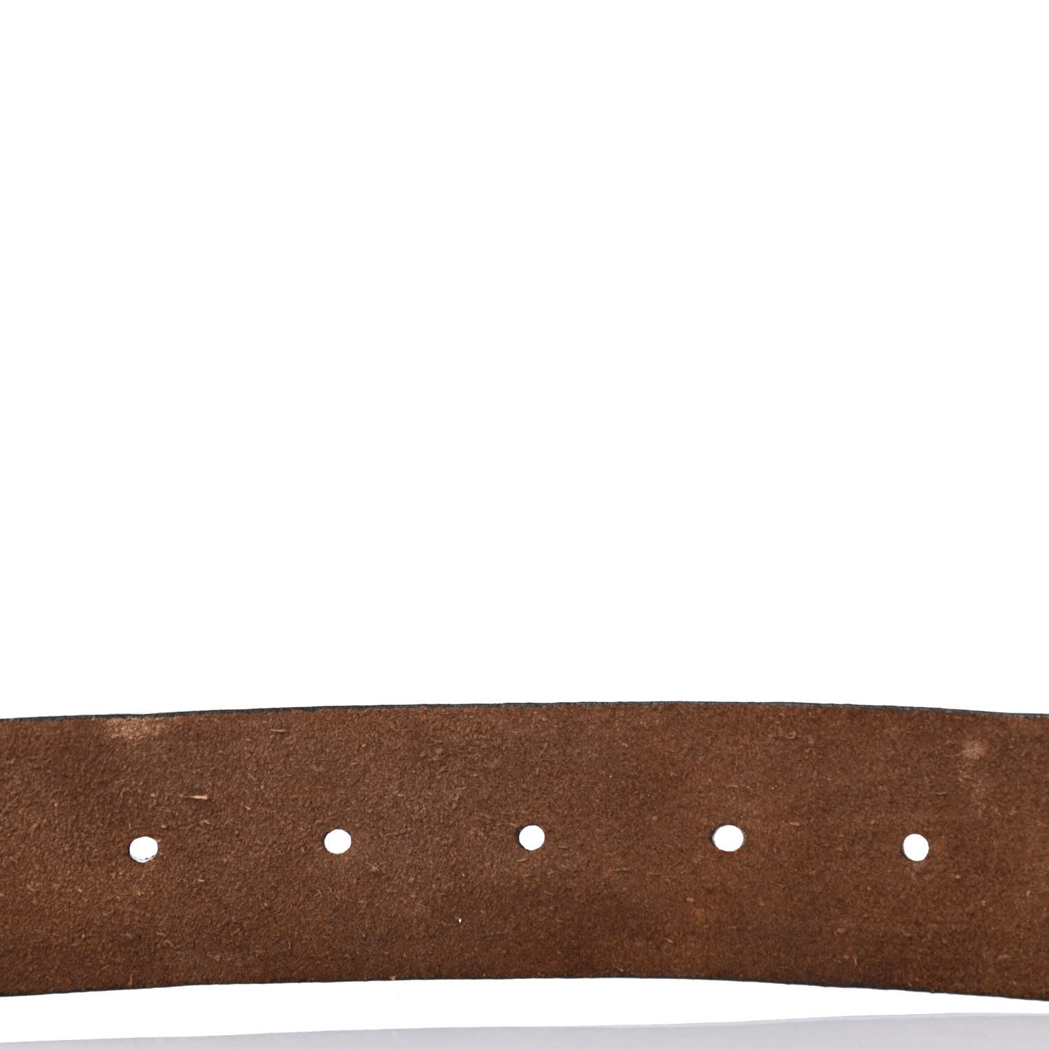 Gucci Calfskin Interlocking G Belt 105 42 Dark Brown 4 of 4