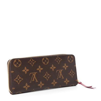 Louis Vuitton Monogram Clemence Wallet Fuchsia 3 of 9