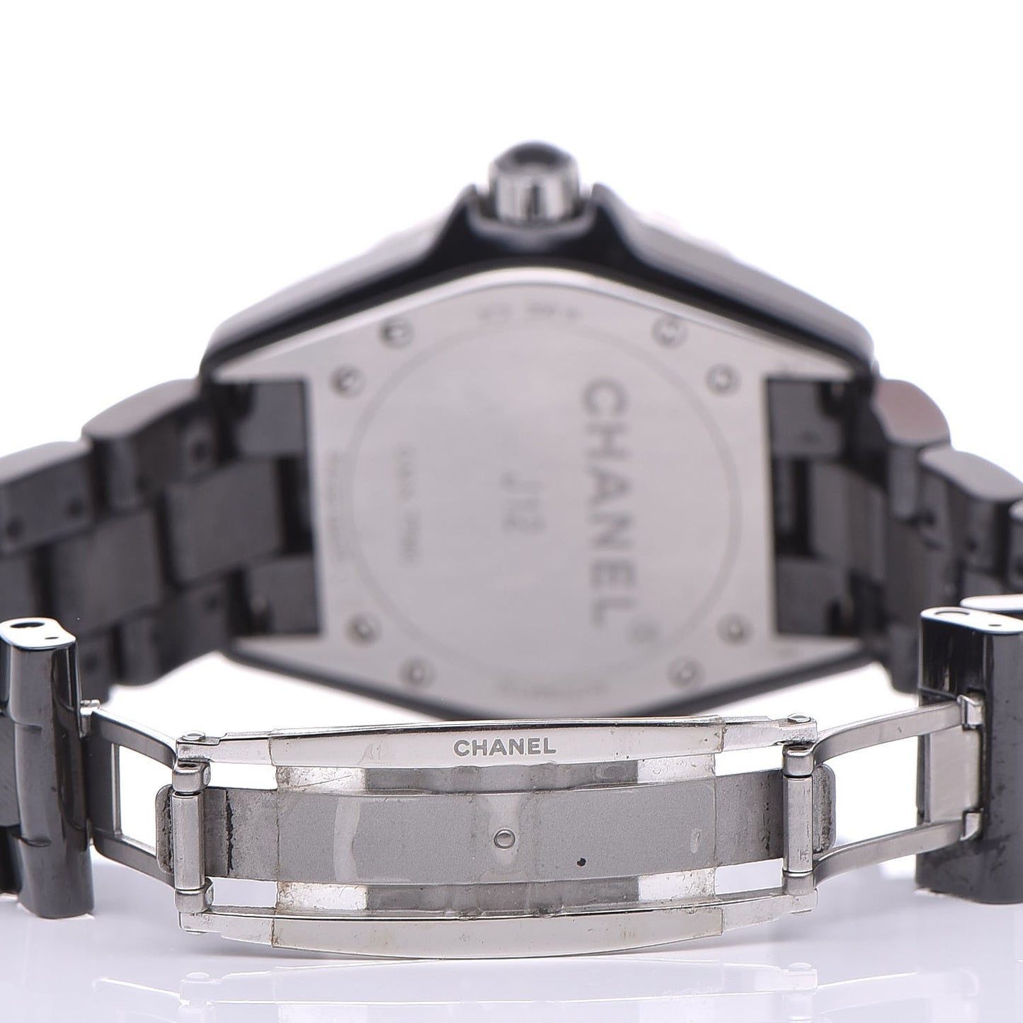 Stainless Steel Ceramic 38mm J12 Automatic Watch Black