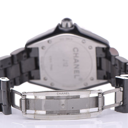 Chanel Stainless Steel Ceramic 38mm J12 Automatic Watch Black 6 of 7