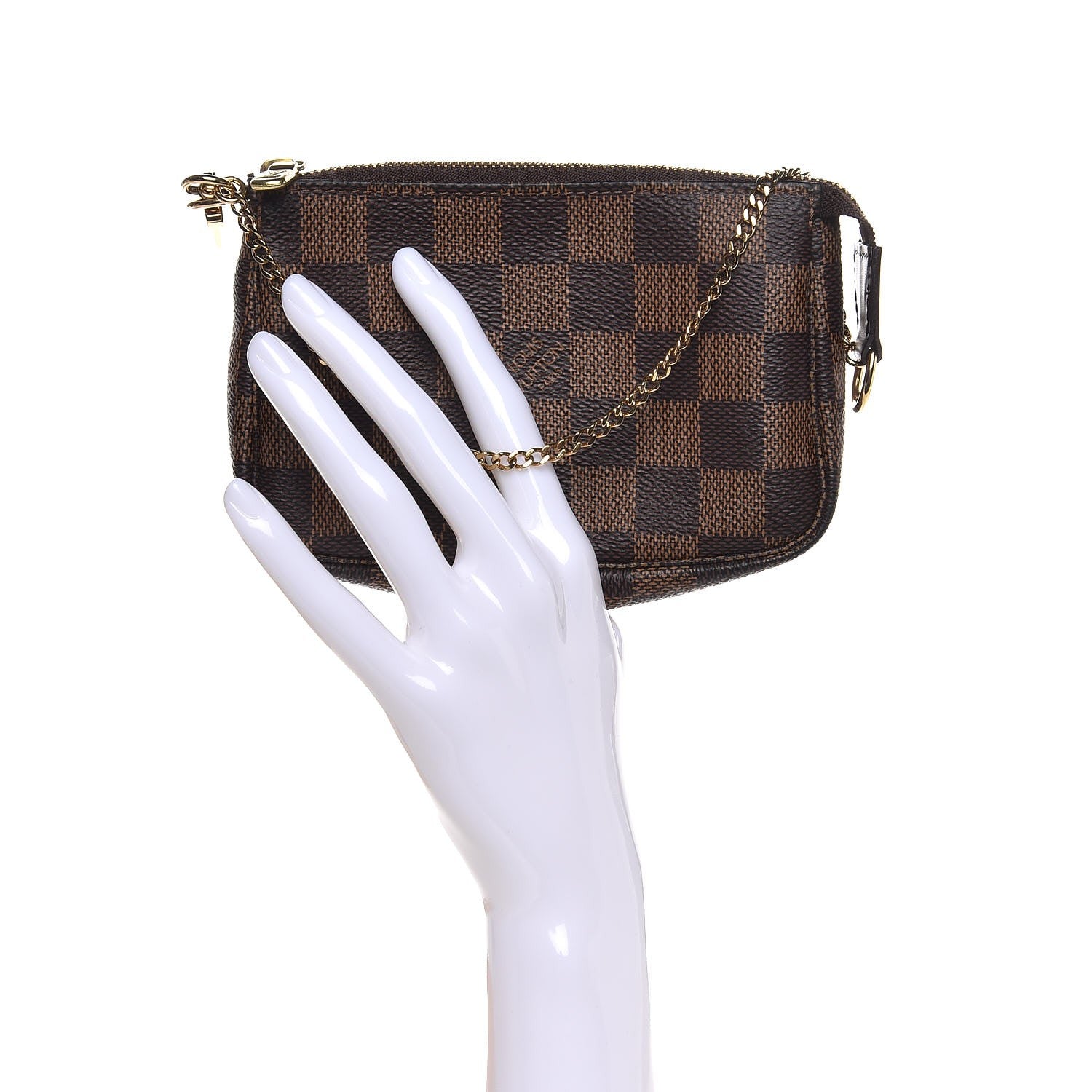 Louis Vuitton Damier Ebene Mini Pochette Accessories 2 of 8