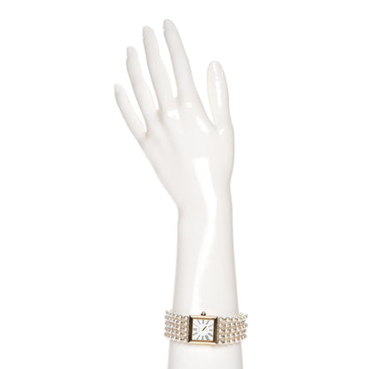 Chanel 18K Yellow Gold Pearl Mademoiselle Quartz Watch 2 of 8