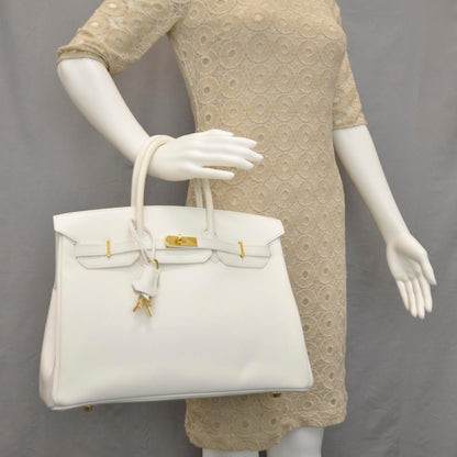 Hermes Epsom BIRKIN 35 White 2 of 10
