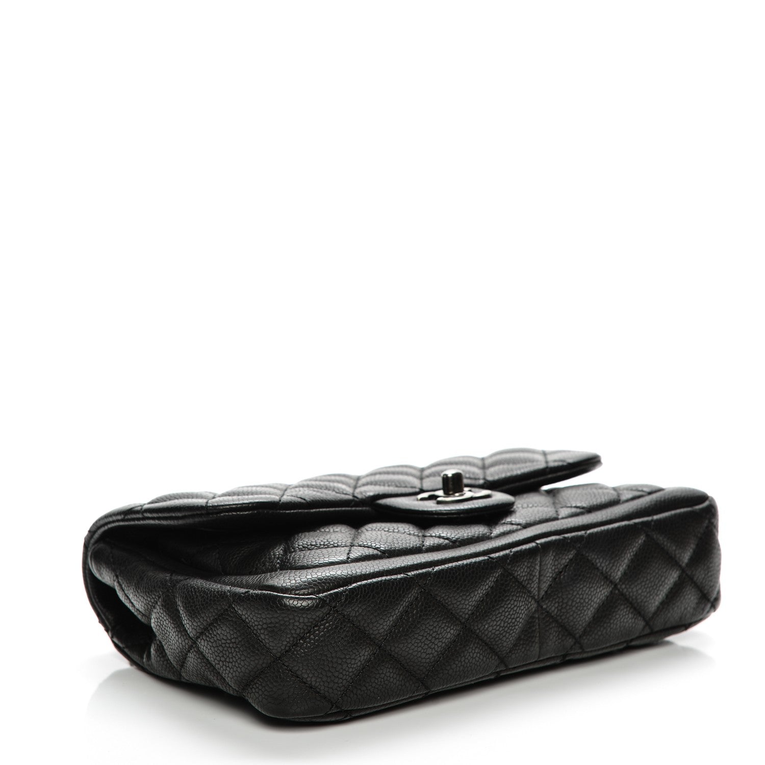 Chanel Caviar Quilted Medium Now and Forever Flap Black 4 of 7