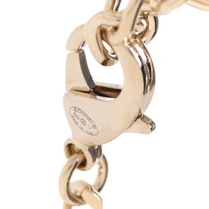 Chanel Crystal Chain CC Link Choker Gold Silver 4 of 5