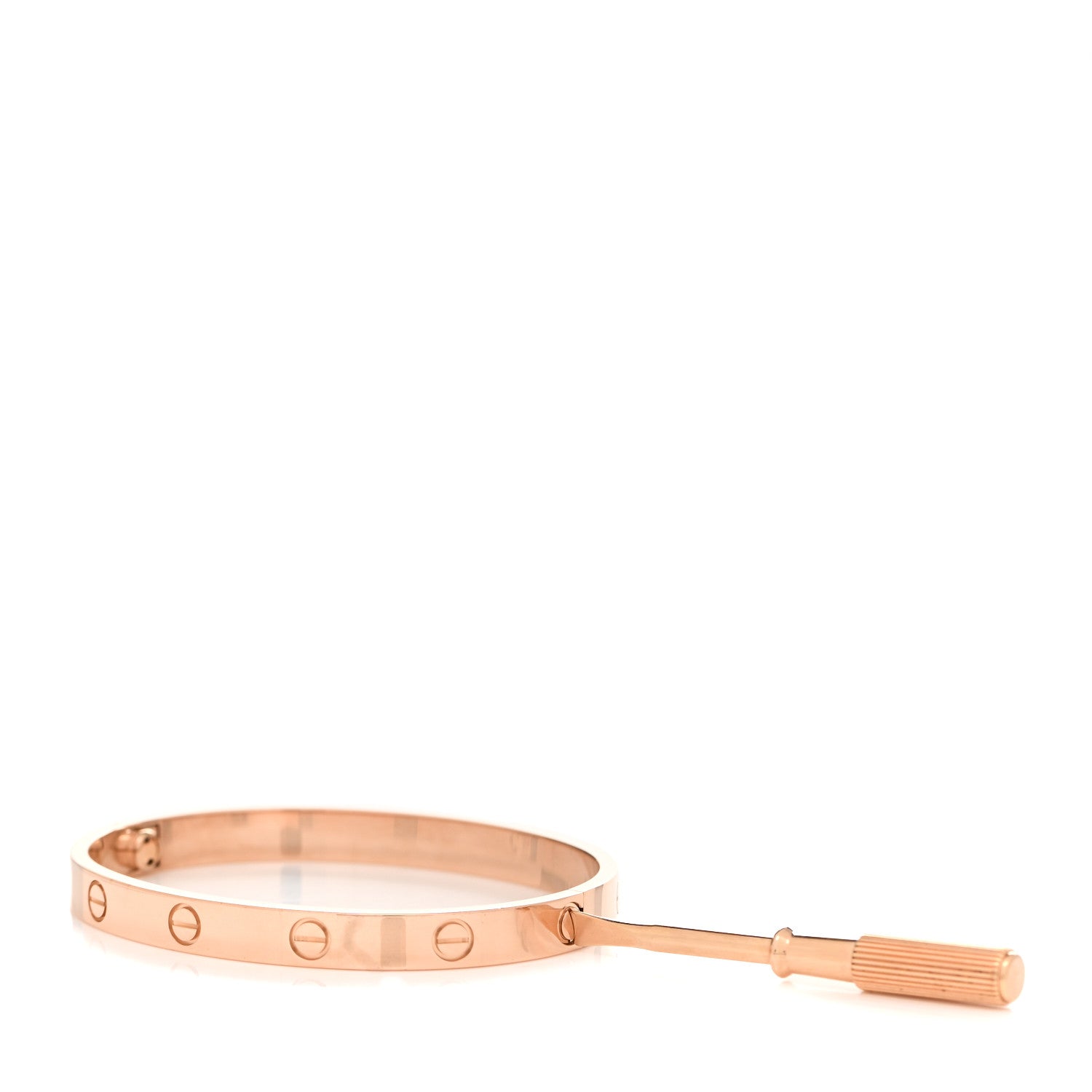 Cartier 18K Pink Gold LOVE Bracelet 17 5 of 6
