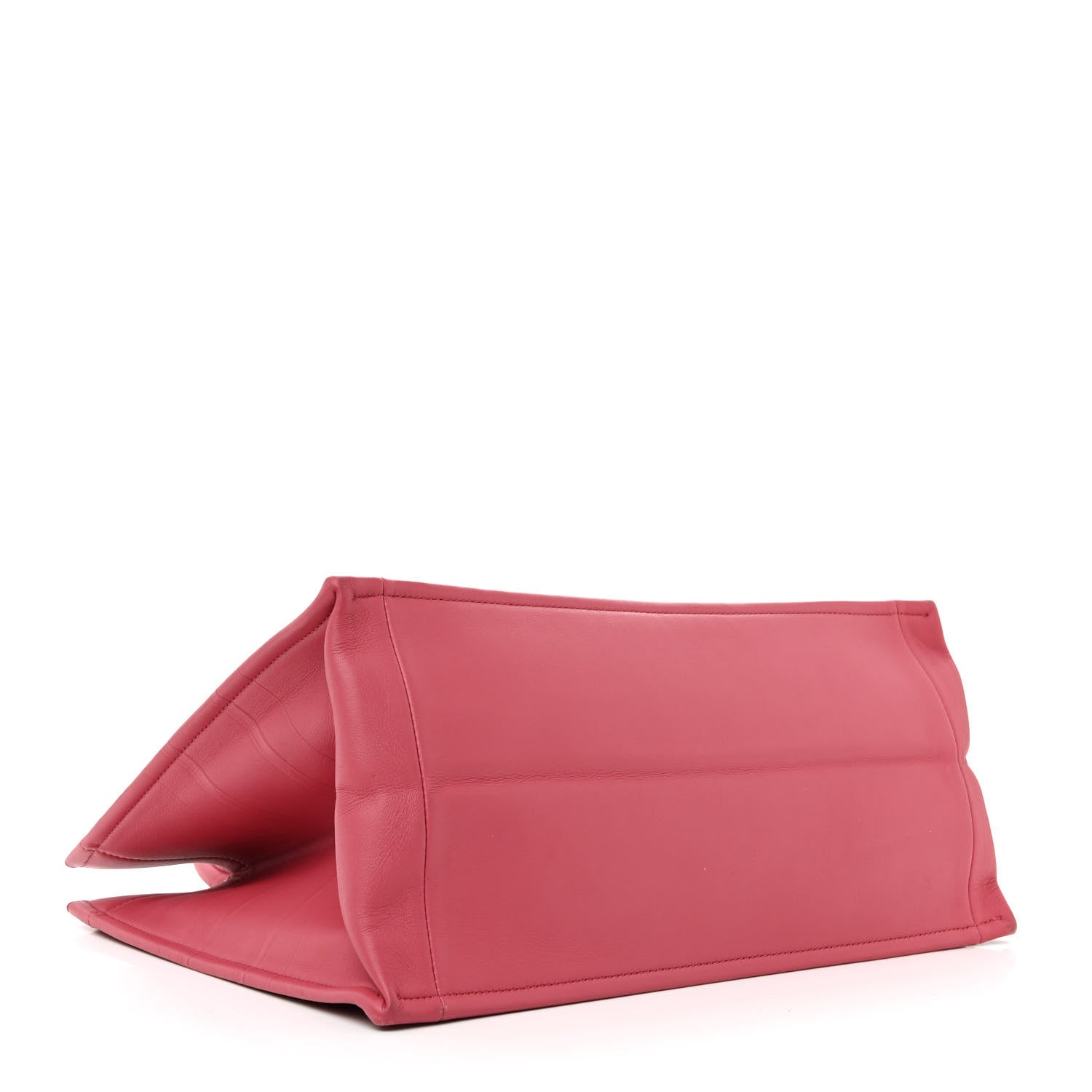 Christian Dior Calfskin Embossed Medium Book Tote Pink 4 of 12