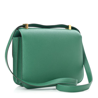 Hermes Epsom Constance 24 Vert Vertigo 3 of 11