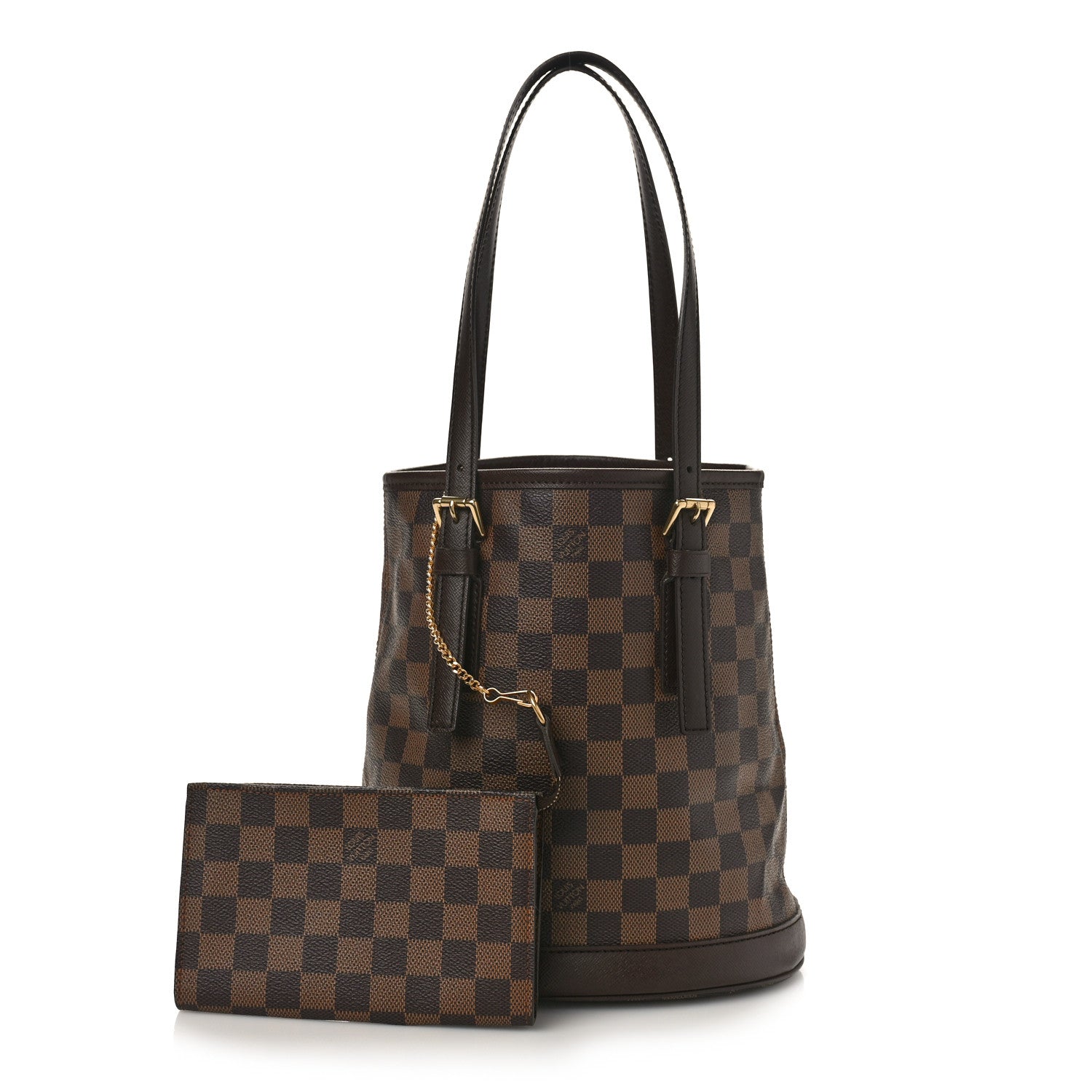 Louis Vuitton Damier Ebene Marais Bucket 23 1 of 8