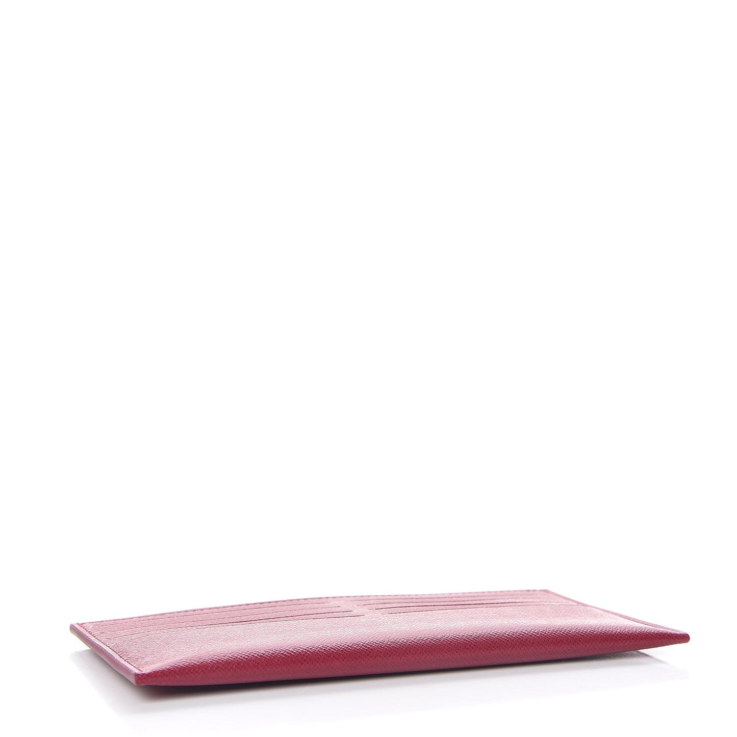 Calfskin Felicie Card Holder Insert Fuchsia