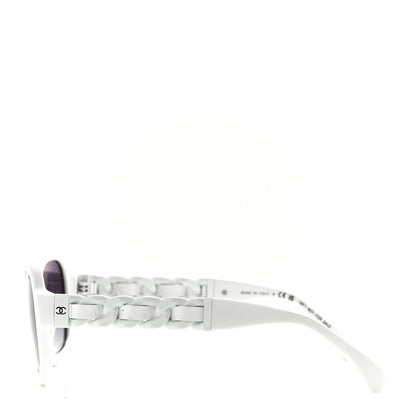 Chanel Acetate Chain Sunglasses 5465-Q White 3 of 8