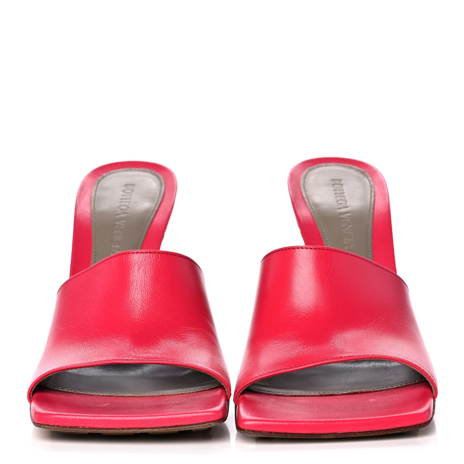 Bottega Veneta Lambskin Stretch Mule Sandals 37 Lollipop 2 of 11