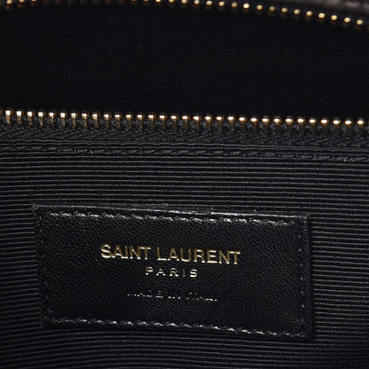 Saint Laurent Grained Calfskin Small Sac De Jour Dark Anthracite 7 of 8