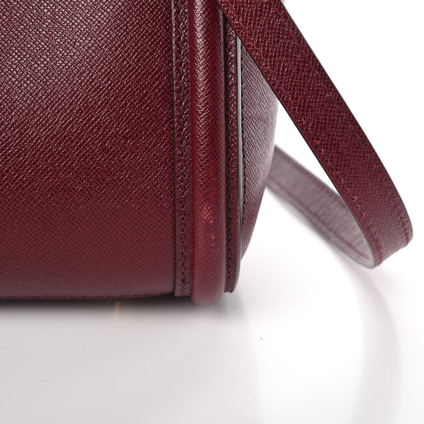Calfskin Small Heroine Burgundy