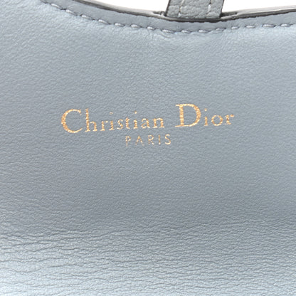 Christian Dior Goatskin Nano Saddle Chain Pouch Blue 6 of 9