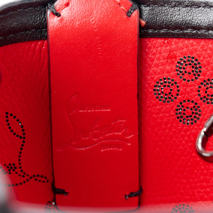 Christian Louboutin Calfskin Loubinthesky Nano Cabata Tote Black 6 of 10