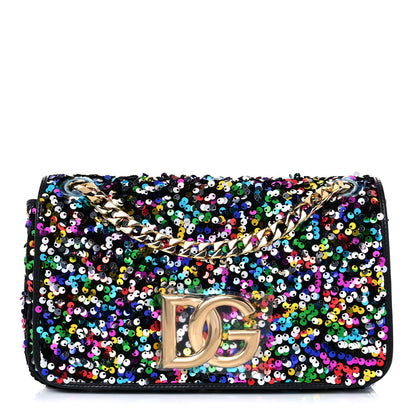 Dolce & Gabbana Sequin DG 3.5 Shoulder Bag Multicolor 1 of 9